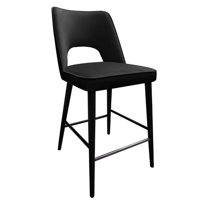 Bartafelstoelen Media647 Black Fabric