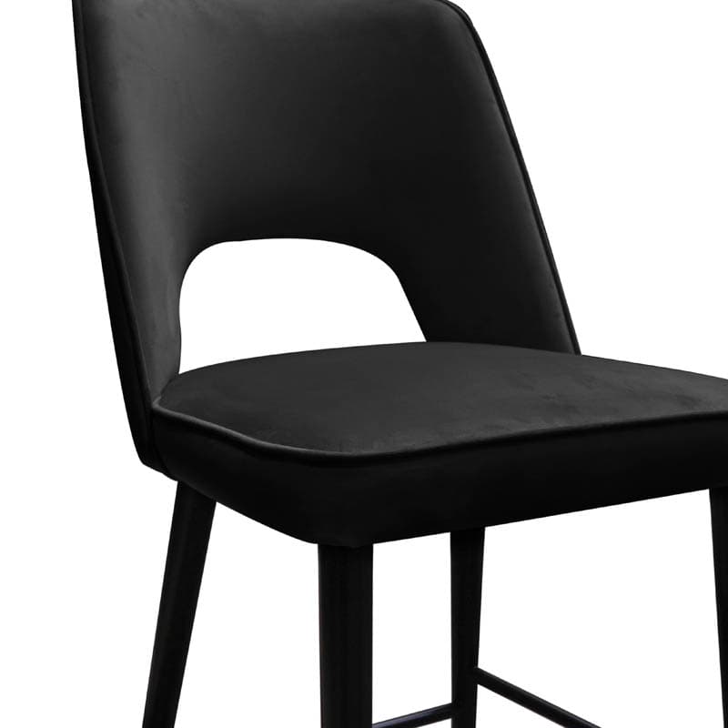 Bartafelstoelen Media647 Black Fabric - Afbeelding 2